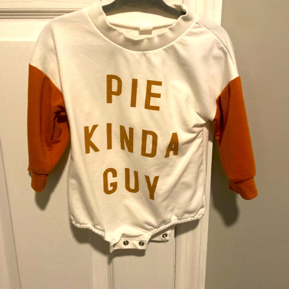 Pie Kinda Guy Bubble onesie